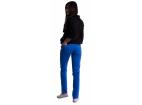 Be MaaMaa Těhotenské kalhoty s mini těhotenským pásem - modré, vel. M, M (38)