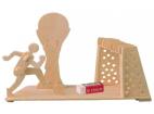 Woodcraft Dřevěné 3D puzzle stojánek na tužky fotbal