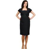 Be MaaMaa Těhotenské šaty ELA - černá, XL (42)