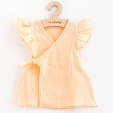 Letní kojenecké mušelínové šaty New Baby Leny peach Dle obrázku 68 (4-6m)