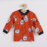 Kojenecký bavlněný kabátek New Baby skvělý nápad Oranžová 80 (9-12m)